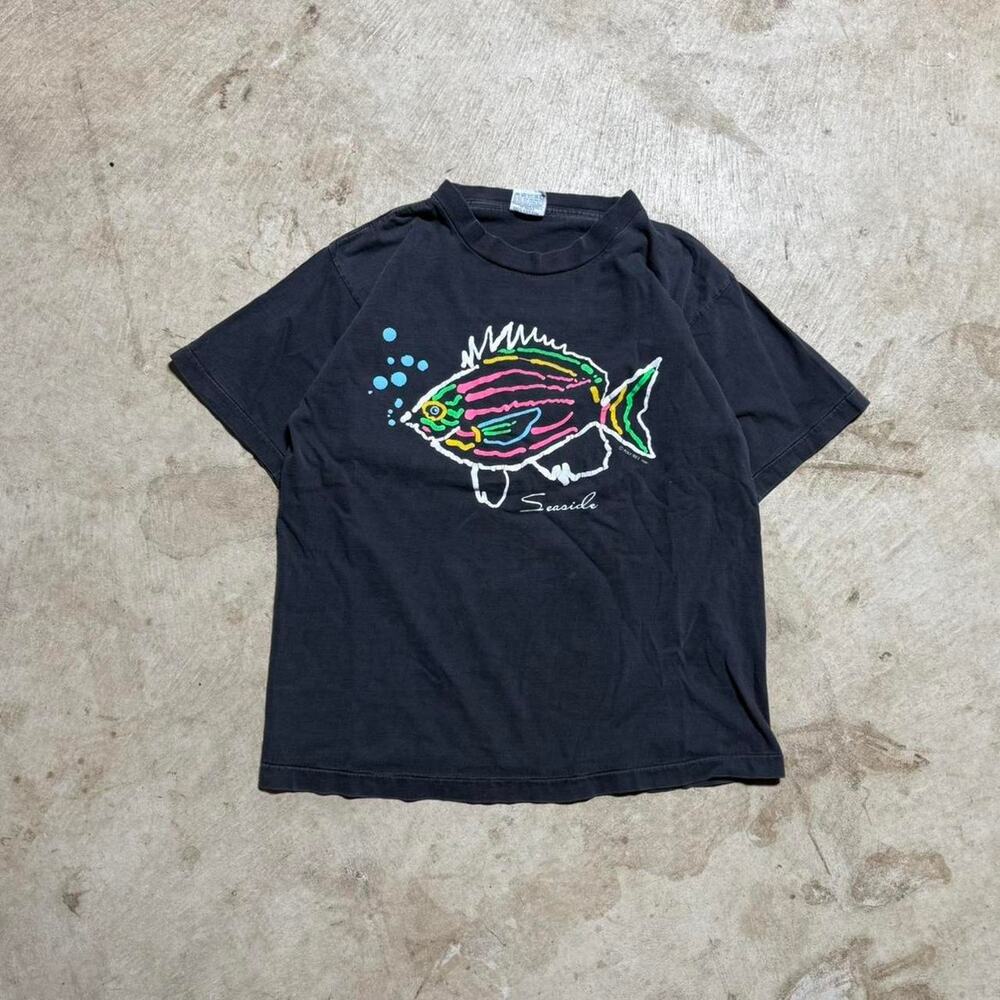 Vintage VTG 90’s Seaside Single Stitch Graphic T-Shirt